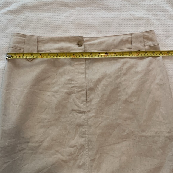 Universal Thread linen blend skirt with pockets and adjustable waist size X - Picture 6 of 7